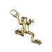 Brass Little Creative Jumping Frog Keychain Pendant DIY Hardware Accessories Street Stall Small Copperware_maomaolike.com