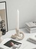 Simple And Elegant Ceramic Candlestick_maomaolike.com