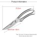 Kitchen Poultry Fish Chicken Bone Stainless Steel Cutter_maomaolike.com