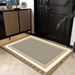 Living Room Rug Large Size Gorgeous Gold Frame Design Bedroom Rug Plush Thickened Machine Washable Thickened Underlay Interior Decorative Rug_maomaolike.com
