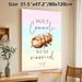 Cannoli Wedding Themed Painting Poster, Pastel Watercolor Style Cannoli & Wedding Quote Poster, Warm Festive Decor Idea For Wedding Reception, Dining_maomaolike.com