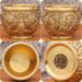 Brass Cylinder Dragon Pattern Double Phoenix Rice Attracting Living Room Entrance Hall Treasure Bowl Metal Crafts Copper Ornaments_maomaolike.com