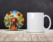 Redbone Coonhound In Sunflowers Large Sandstone Coasters Pack Of 4 Absorbent Round Coasters Decor Gifts For Men Or Women, 4 In, Multicolor_maomaolike.com