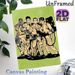 Ghostbusters Themed Painting Poster, Bold Comic-Style Team Illustration Poster, Nostalgic Pop Culture Decor Ideal For Living Room, Game Room_maomaolike.com