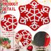 Winter Christmas Snowflake Bathroom Rug Snowflake Bath Mat Non Slip Washable Rugs Welcome Decorative Red Snowflake Doormat For Home Kitchen Xmas Decor Holiday Decorations_maomaolike.com