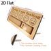 2D Flat Wooden Emotion Expression Sign - "Today I Am Feeling" With 5 Emotion Symbols (Angry, Disgusted, Sad, Neutral, Happy, Joyful)_maomaolike.com