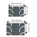 Bathroom Mat Toilet Mat Shower Mat Entrance Rug Absorbent Non-Slip Mat Soft Quick-Dry Machine Washable_maomaolike.com