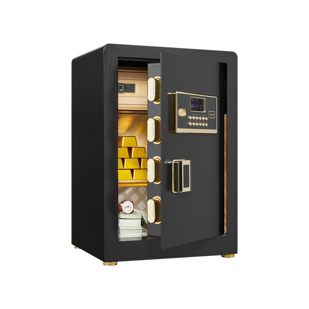 Solid Alloy Steel Office Hotel Home Safe, Security Digital Safes Box With Electronic Keypad, Spare Key, Smart Alert, Mute Mode, Anti-Theft Safe For Document Money Valuable_maomaolike.com
