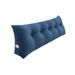SOGA 100cm Blue Triangular Wedge Bed Pillow Headboard_maomaolike.com