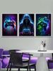A Cyberpunk And Neon-inspired Aesthetic Game World, Dedication And Passion, Gaming Controller._maomaolike.com