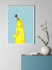 Decorative Paintings Centered On The Theme Of Breakfast: Bacon Riding A Bicycle, A Banana Eating Itself, And Emotional Connection._maomaolike.com