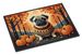 Fawn Pug Fall Doormat Front Door Mat Indoor Outdoor Rugs For Entryway, Non Slip Washable Low Pile, 24H X 36W_maomaolike.com