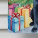Black Labrador Retriever Christmas Reindeer House Flag Large Porch Sleeve Pole Decorative Outside Yard Banner Artwork Wall Hanging, Polyester, House Size, Multicolor_maomaolike.com