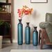 Floor Metal Vase Modern Style Decoration Home Droplet Shaped White Metal Vase 3-piece Set Gorgeous Home Decoration Large Glazed Metal Vase_maomaolike.com