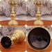 Brass Dragon And Phoenix Ornament For Home Worship Offering Buddha Altar Candlestick High Candle Holder Wholesale Copper Products_maomaolike.com