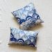 Retro Blue Phnom Penh Ginkgo Leaf Pattern Printed Pillow Case Home Decoration Sofa Cushion Cover_maomaolike.com