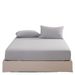 Summer New High Weight Solid Color Cool Silky Mattress Cover Pillowcase Set_maomaolike.com