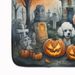 Poodle Spooky Halloween Memory Foam Kitchen Mat Machine Washable Anti-Fatigue Mat Cushion Comfort Bath Mat Or Kitchen Rug_maomaolike.com