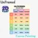German Auxiliary Verbs Painting Poster, Colorful Grid-format Educational Poster, Clear Verb Conjugation Reference For Language Learning Rooms, Study_maomaolike.com