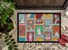 Lots Of Grey Siberian Husky Doormat Front Door Mat Indoor Outdoor Rugs For Entryway, Non Slip Washable Low Pile, 24H X 36W_maomaolike.com