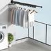 SOGA 2X 127.5cm Wall-Mounted Clothing Dry Rack Foldable Hanger_maomaolike.com