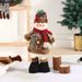 Telescopic Decoration Supplies Snowman Reindeer Figurine Christmas Doll Ornament Window Display_maomaolike.com