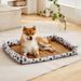 Pet Summer Small Rattan Woven Puppy Teddy Mat Dog Cat Bed Cooling Pad_maomaolike.com
