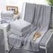 Large Bath Towel Fleece Super Absorbent Towel Two Piece Combination Set Striped Absorbent Thick_maomaolike.com