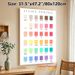 Light Spring Color Palette Painting Poster, Clean Minimalist Color Swatch Poster, Practical Color Reference Tool For Studio, Home Workspace And_maomaolike.com