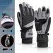 Unisex Winter warm gloves Men's and women's sports outdoor cycling gloves Cycling waterproof touch screen curved finger thick ski gloves_maomaolike.com