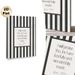 Bible Verse Painting Poster, Minimalist Black & White Striped Poster, Inspirational Religious Scripture Decor Ideal For Living Room, Bedroom And Study_maomaolike.com