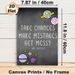 Space Inspirational Quote Painting Poster, Chalkboard-style Cartoon Planets & Typography Poster, Motivational Message To Embrace Risks, Ideal For_maomaolike.com