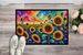 Sunflowers In Color Doormat Front Door Mat Indoor Outdoor Rugs For Entryway, Non Slip Washable Low Pile, 24H X 36W_maomaolike.com