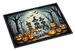 Calacas Skeletons Spooky Halloween Doormat Front Door Mat Indoor Outdoor Rugs For Entryway, Non Slip Washable Low Pile, 24H X 36W_maomaolike.com