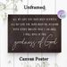 Religious Inspirational Verse Painting Poster, Vintage Dark-toned Minimalist Typographic Poster, Heartfelt Faith-based Message Ideal For Home, Living_maomaolike.com