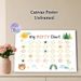 Potty Chart Painting Poster, Watercolor Cute Woodland Scene Poster, Functional Design To Track Potty Training Progress, Suitable For Bathroom_maomaolike.com