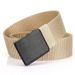 HOT Female Belts Military Nylon Adjustable Men Outdoor Travel Tactical Waist Belt with Plastic Buckle for Pants 130cm_maomaolike.com