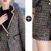 Women's Clothing retro suit suit style elegant fashionable slimming suit jacket tweed mid-length_maomaolike.com
