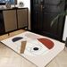 Living Room Rug Large Size Gorgeous Gold Frame Design Bedroom Rug Plush Thickened Machine Washable Thickened Underlay Interior Decorative Rug_maomaolike.com