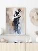 Emotional Oil Paintings In Abstract Style, Wabi-sabi Aesthetic, Artistic Ambience, Light Luxury Home Interiors,_maomaolike.com