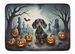 Dachshund Spooky Halloween Memory Foam Kitchen Mat Machine Washable Anti-Fatigue Mat Cushion Comfort Bath Mat Or Kitchen Rug_maomaolike.com