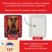 Airedale Terrier Holiday Christmas Porcelain Ornament Christmas Tree Hanging Decorations For Home Christmas Holiday, Rectangle, Gift, Multicolor_maomaolike.com