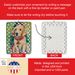 Golden Retriever Christmas Porcelain Ornament Christmas Tree Hanging Decorations For Home Christmas Holiday, Rectangle, Gift, Multicolor_maomaolike.com