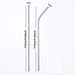 100pcs/lot Manufacturer Wholesale Reusable 8.5inch Silver 304 Stainless Steel Metal Beverage Straight And Bent Straws 215*6_maomaolike.com