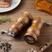 Creative Wooden Hand Cranked Pepper Grinder_maomaolike.com
