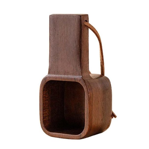 Solid Wood Square Coffee Spoon Measuring Seasoning Scoop Teaspoon_maomaolike.com
