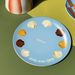 Nordic High-End Bamboo Fiber Home Dessert Flat Jewelry Eco-Friendly Camping Dish Plate_maomaolike.com
