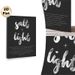 Bible Verse "Salt + Light" Painting Poster, Minimalist Monochrome Typographic Poster, Inspirational Religious Scripture Art, Ideal For Home, Office Or_maomaolike.com