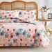 Home Textile Leaves And Flowers Duvet Cover Full Size_maomaolike.com