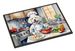 Kuvasz The Chef Doormat Front Door Mat Indoor Outdoor Rugs For Entryway, Non Slip Washable Low Pile, 24H X 36W_maomaolike.com